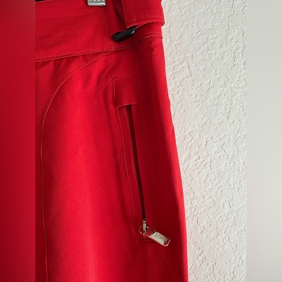 Marker: woman Vibrant Red ski pants - Picture 4 of 12